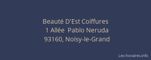 Beauté D'Est Coiffures