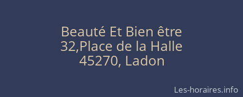 Beauté Et Bien être