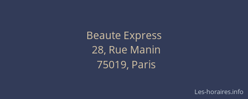 Beaute Express