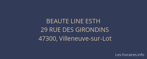 BEAUTE LINE ESTH