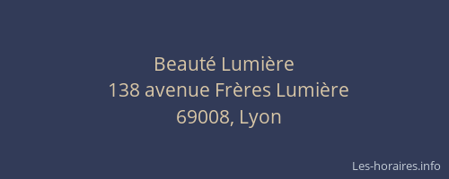 Beauté Lumière