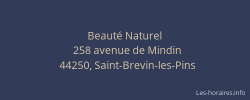 Beauté Naturel
