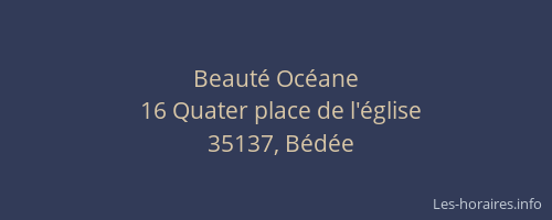 Beauté Océane