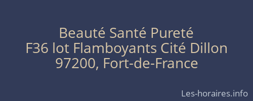 Beauté Santé Pureté