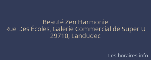 Beauté Zen Harmonie