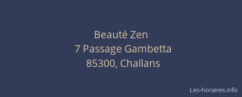 Beauté Zen