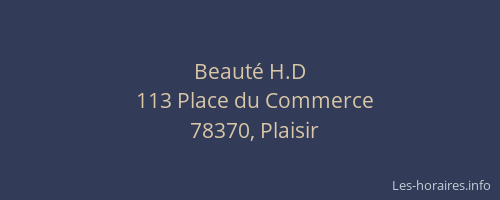 Beaut&eacute; H.D