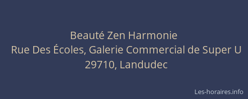 Beauté Zen Harmonie