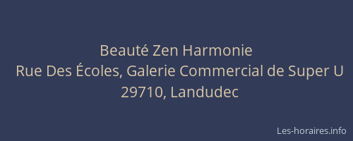 Beaut&eacute; Zen Harmonie