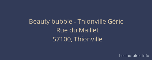 Beauty bubble - Thionville G&eacute;ric