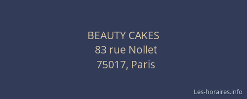 BEAUTY CAKES