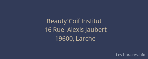 Beauty'Coif Institut