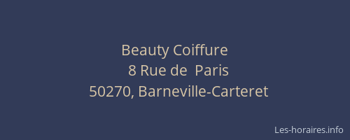 Beauty Coiffure