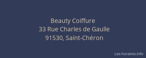 Beauty Coiffure