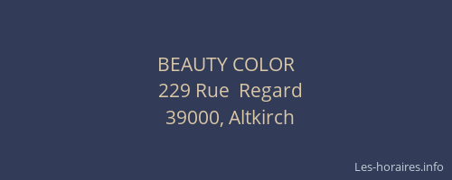 BEAUTY COLOR