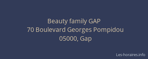 Beauty family GAP