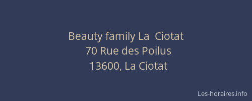 Beauty family La  Ciotat