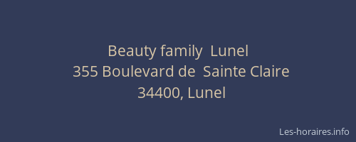 Beauty family  Lunel