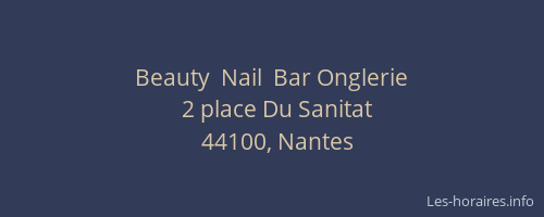 Beauty  Nail  Bar Onglerie