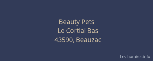 Beauty Pets