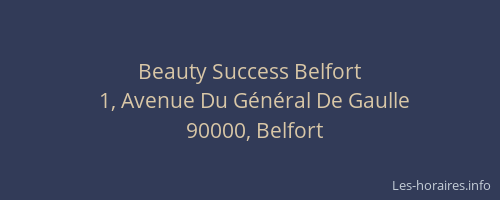 Beauty Success Belfort