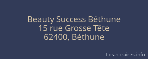 Beauty Success Béthune