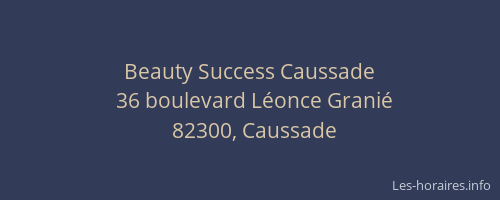 Beauty Success Caussade