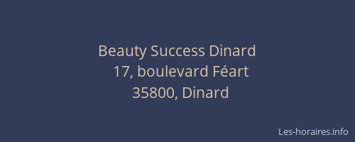 Beauty Success Dinard