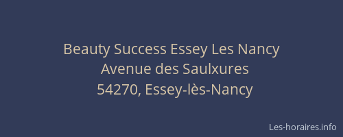 Beauty Success Essey Les Nancy
