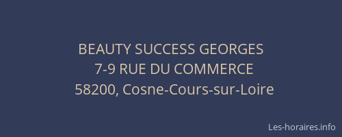 BEAUTY SUCCESS GEORGES