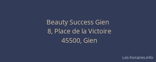 Beauty Success Gien