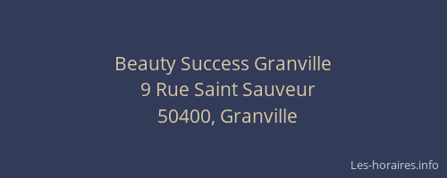 Beauty Success Granville