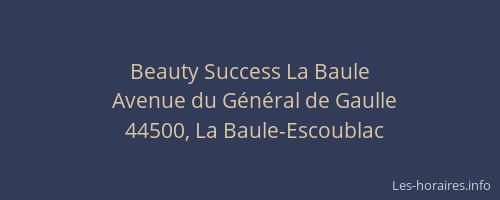 Beauty Success La Baule