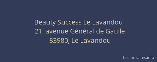 Beauty Success Le Lavandou