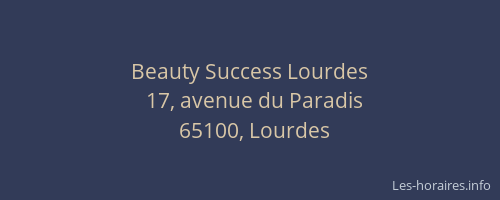 Beauty Success Lourdes