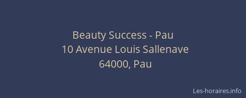 Beauty Success - Pau
