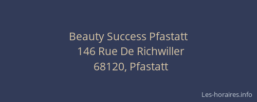 Beauty Success Pfastatt