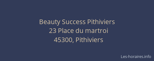 Beauty Success Pithiviers