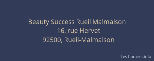 Beauty Success Rueil Malmaison