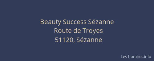 Beauty Success Sézanne
