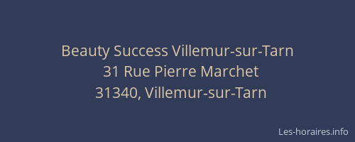 Beauty Success Villemur-sur-Tarn