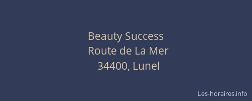 Beauty Success