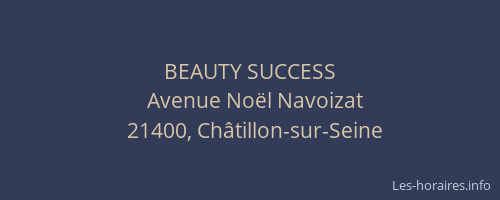 BEAUTY SUCCESS
