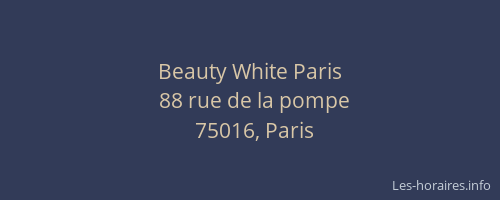 Beauty White Paris