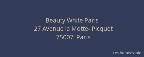 Beauty White Paris