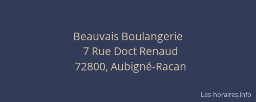 Beauvais Boulangerie