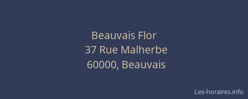 Beauvais Flor