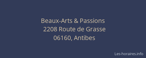 Beaux-Arts & Passions