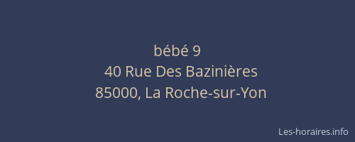 bébé 9
