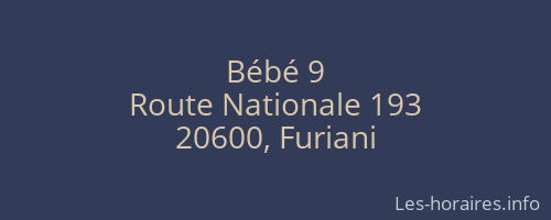 Bébé 9